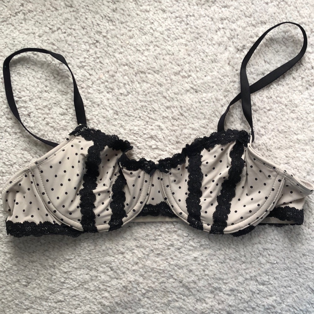 Aerie Vintage Polka Dot Bra